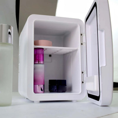 4L Mini Fridge Car Refrigerators Multiuse Cosmetics Skincare Fridge for Food Drinks Outdoor Travel Home Cooling Warmer ice box