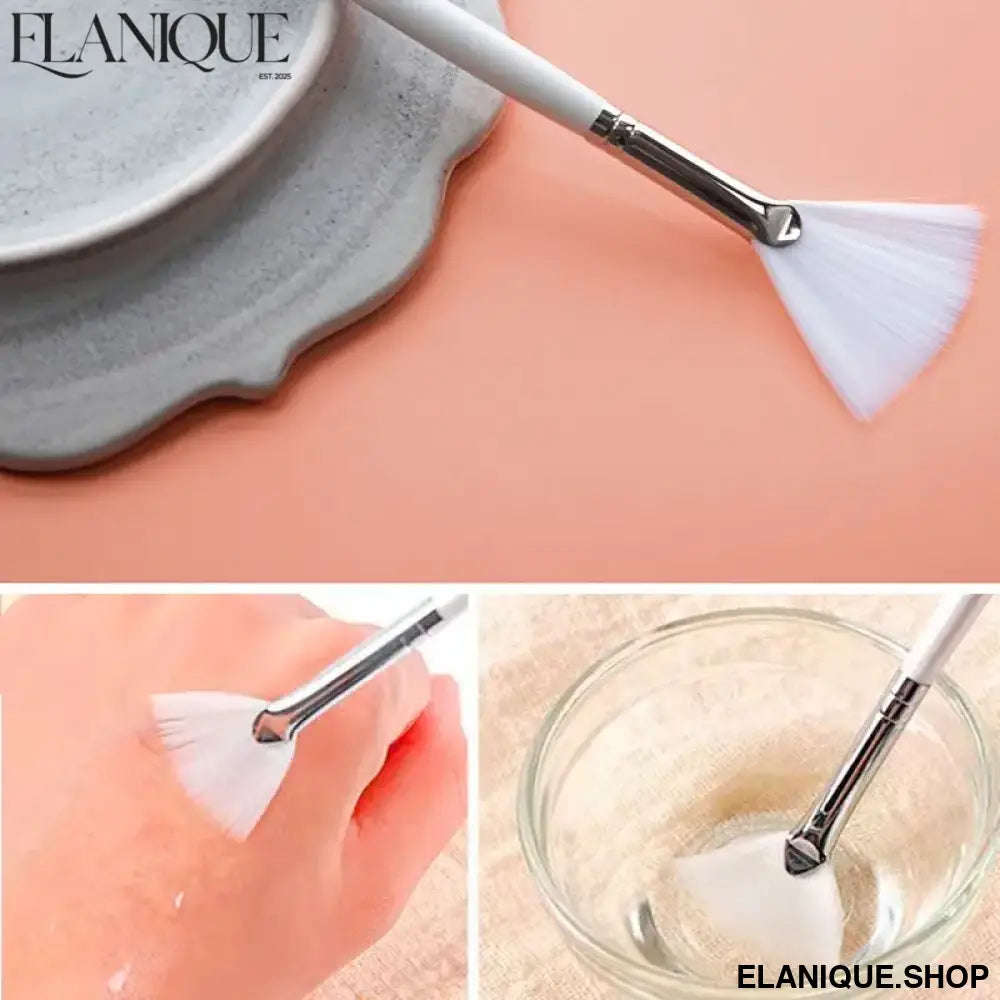 Fireflies DIY Face Mask Brush Set Soft Applicator Brushes Makeup Tools Includes Soft Fan Facial Brushes Acid Applicator Brush