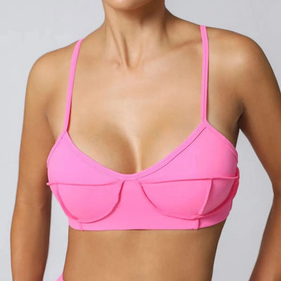 Women Nude Straps Yoga Sets Activewear