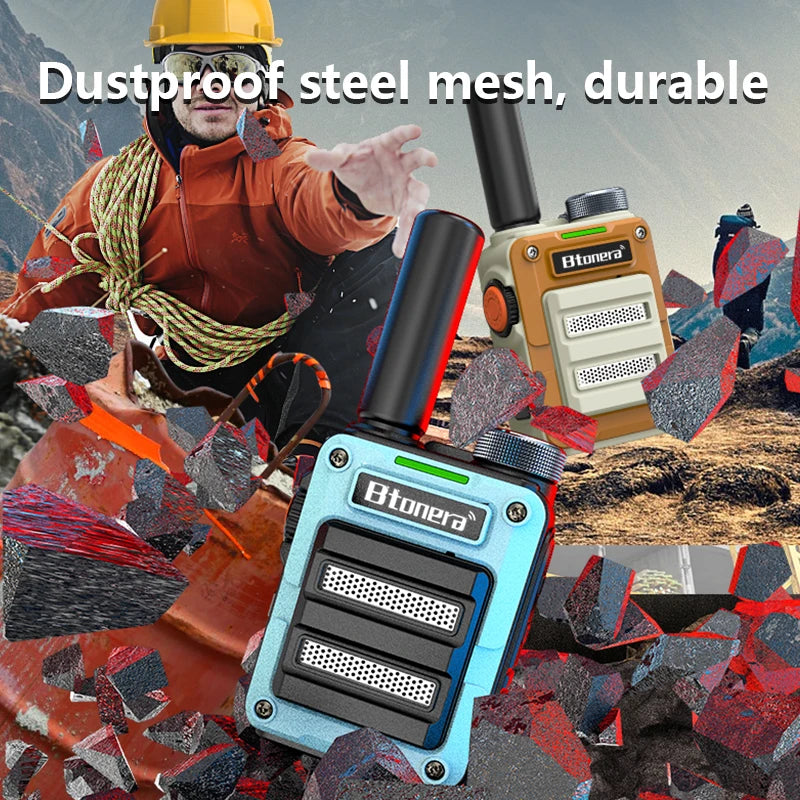 Mini Walkie Talkie BTDX 390 Portable Two Way Radio PMR446 FRS Radio Comunicador Long range Kids Walkie-Talkie for Hotel Business