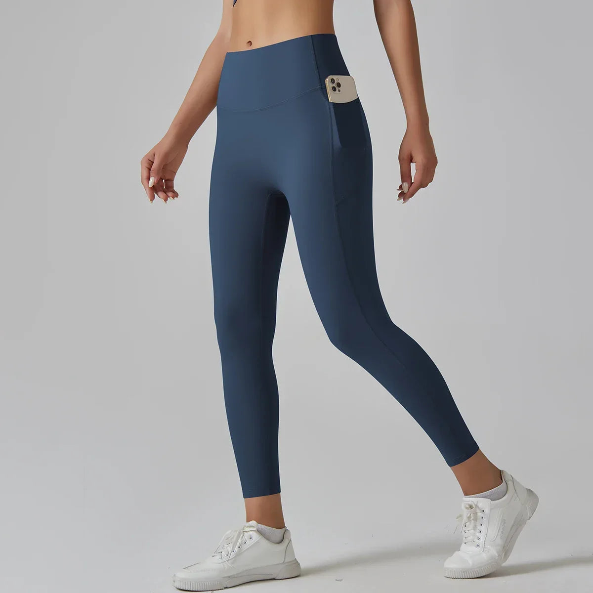 Women Leggings With Pockets Tummy Control