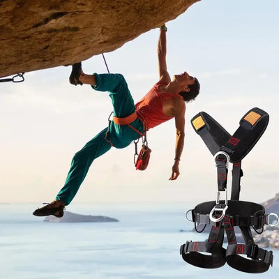 Climbing Harness Adjustable Fall Protection Harness Detachable Fall Harness For Men Tree Climbing Gear Hunting Harness