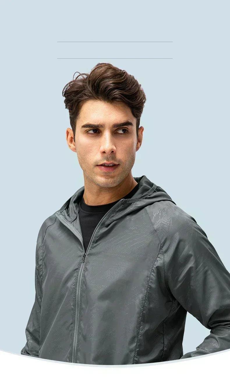 Spring windbreaker jackets for men women coat sun protection quick dry waterproof rain jacket