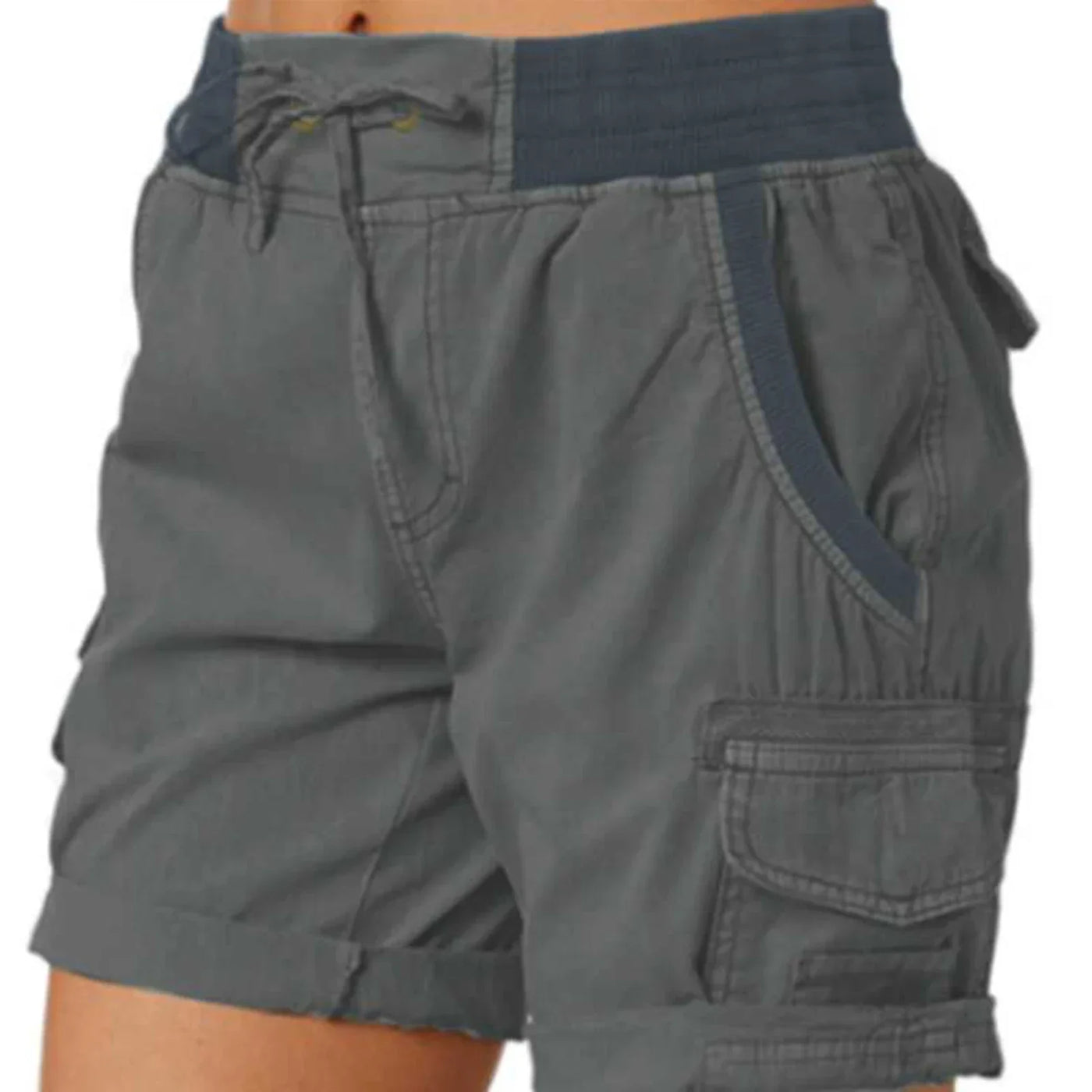 Women's Cargo Shorts Summer Multi Pockets Quick Dry Shorts Hiking Travel Golf Fishing Stretch Lightweight Female Shorts