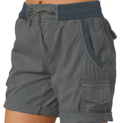 Women's Cargo Shorts Summer Multi Pockets Quick Dry Shorts Hiking Travel Golf Fishing Stretch Lightweight Female Shorts