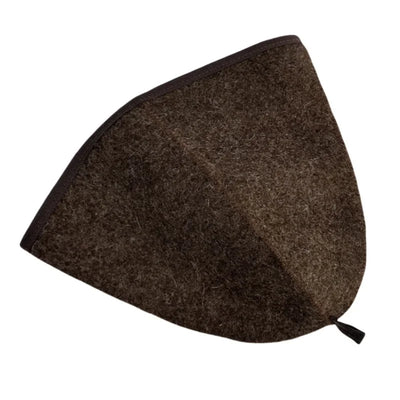 2PCS 3mm Thick 100% Wool Sauna Hats to the Sauna With Steam for bath and sauna acessories wool