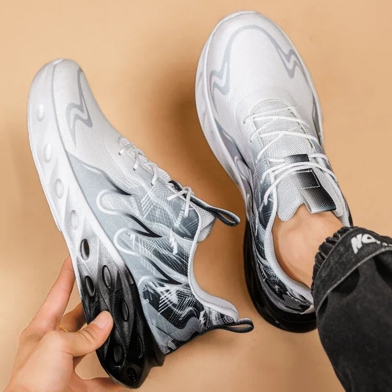 Mens Athletic Shoes Lightweight Breathable Running Sneakers Comfortable Trainers Non Slip Walking Shoes Men Sports Footwear