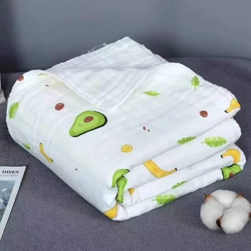 Baby Bath Towel Pure Cotton Super Soft Gauze Newborn Is Covered by Children Blanket Four Seasons Chil baby quilt