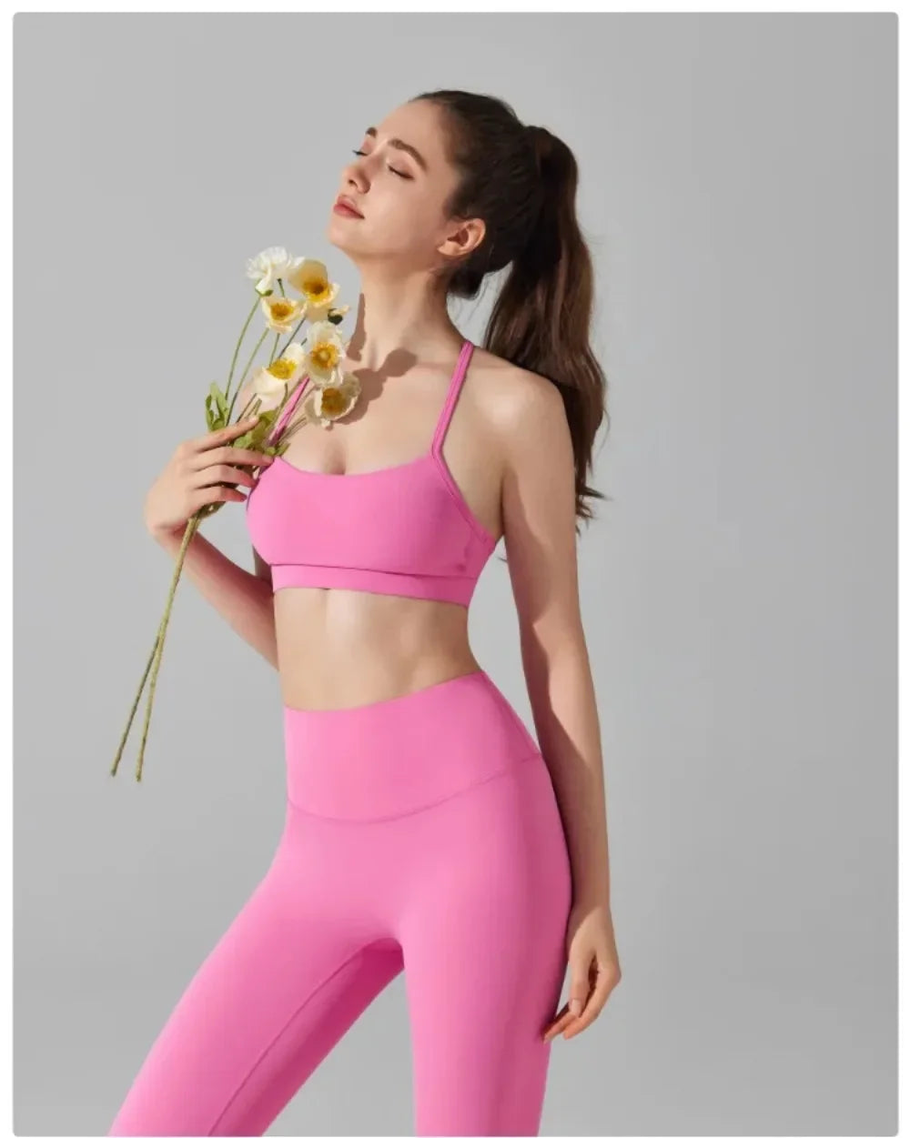 Women's Matching Activewear Set Sports Br a & High Waist Leg gings