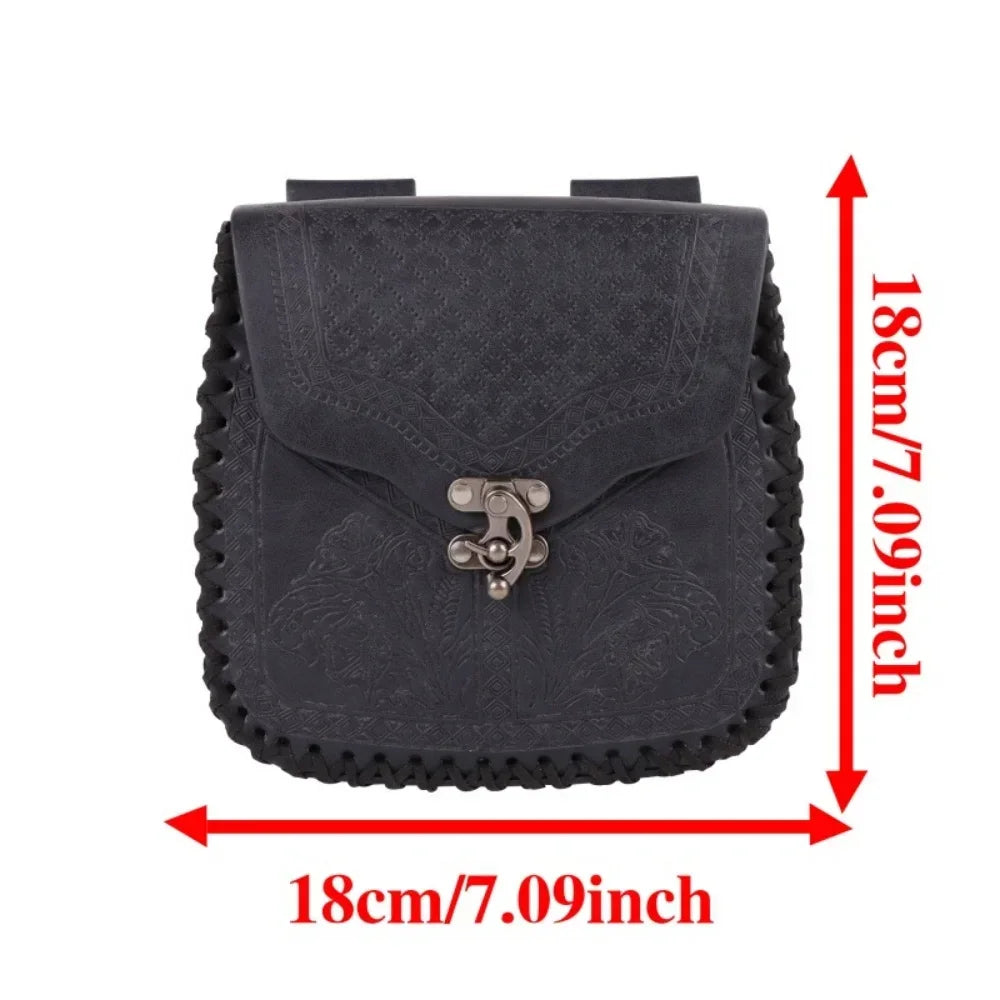 Medieval Viking Costume Accessories Belt Bags Men's and Women's Medieval Bag Belts Halloween Role Playing Accessories