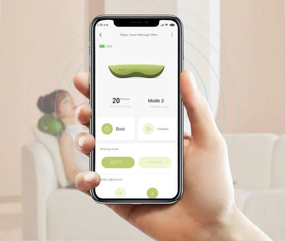 Multi Functional Smart Cervical Stretching Hot Compress Pillow for Neck Protection Kneading & Massage Pillow for Neck & Waist