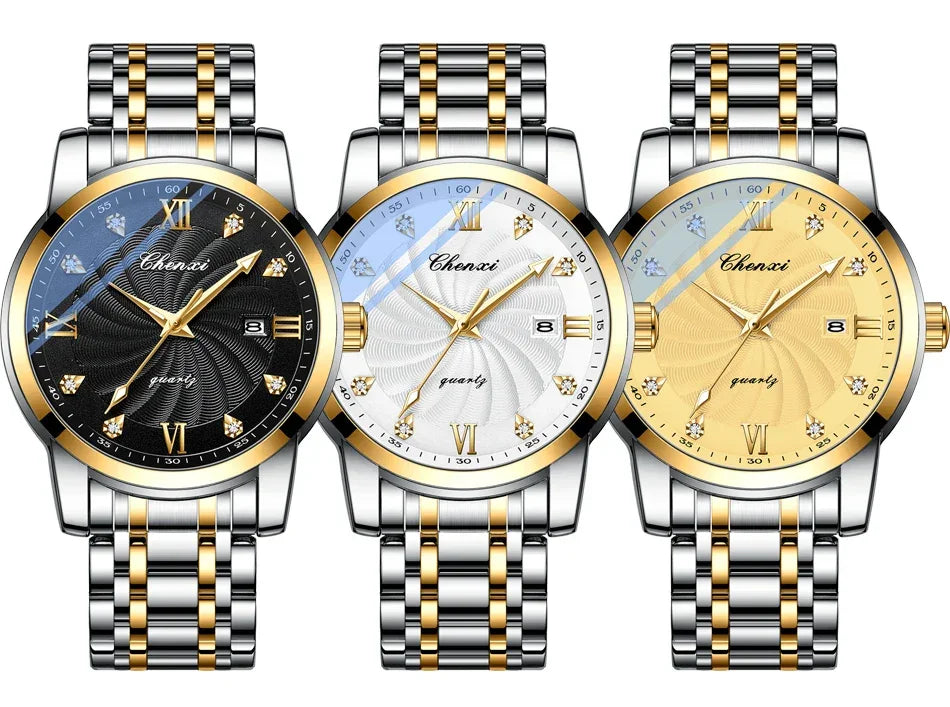 Top Brand Watches For Men High Quality See Through Skeleton Quartz Watch Stainless Steel Waterproof Wristwatch NEW Reloj Hombre