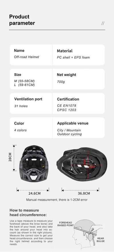 Seeker Mtb Mountain Bike Helmet Lightweight Breathable Speed Downhill Full Helmet Outdoor Adult Men And Women Cycling Helmets