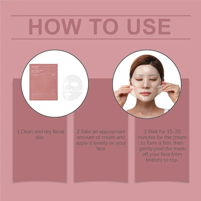 1/5 PCs Bio Collagen Face Mask Shrink Pores Deep Hydrating Overnight Mask Moisturizing Refreshing Brightening Face Skin Care