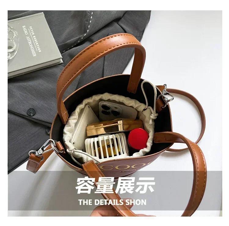 Stylish classic tote bag premium leather handbag by famous designer for fashionable ladies shoulder messenger