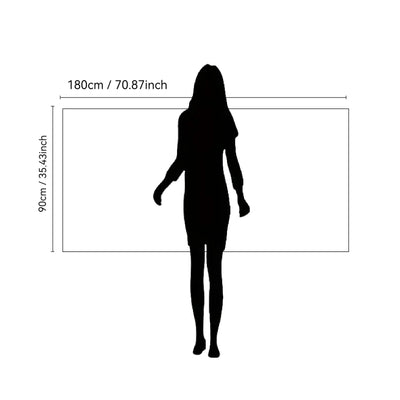 1 set of blue mandala beach towels, 90 * 180cm enlarged size, soft and skin friendly with strong water absorption