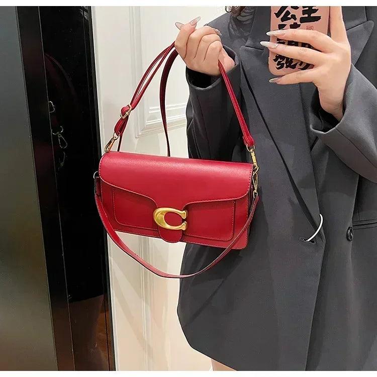 Luxury - grade 2025 women’s exclusive small square shoulder bag - solid - color aesthetic niche - style design& daily