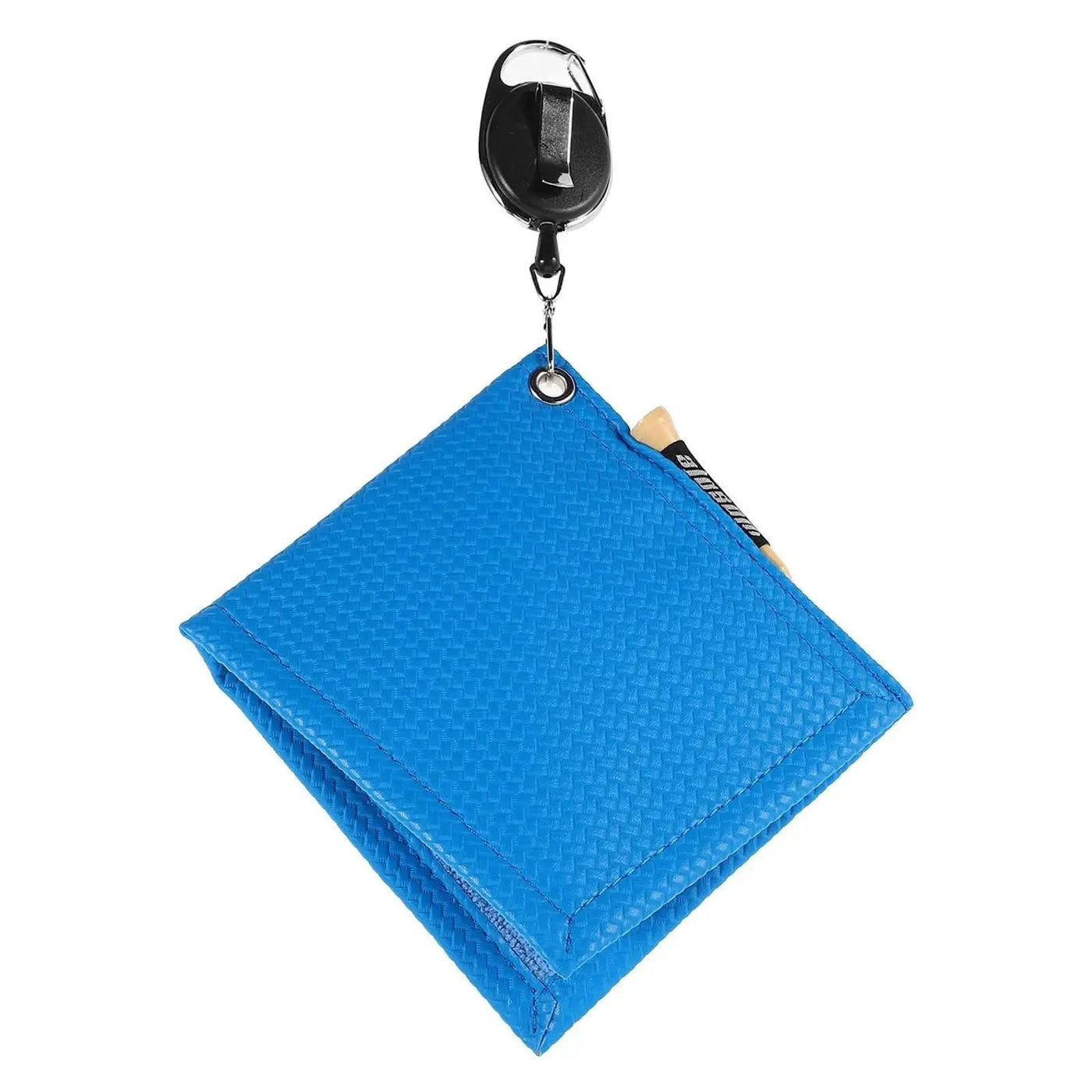 1PC Golf Club Wipes Cleaning Towel Portable Retractable Rope Soft PU Material Accessories Women Tools Kit