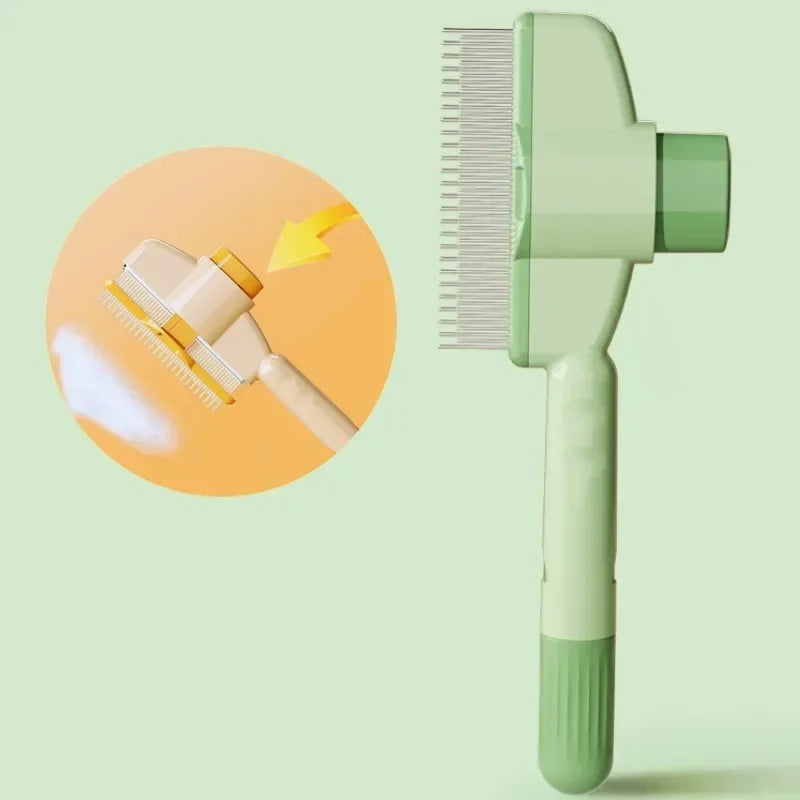 Dog Comb Pet Hair Remover One Button Dogs Brush Self-cleaning Cat Brush Massage Combs for Dog Grooming Brushes for Pet Products