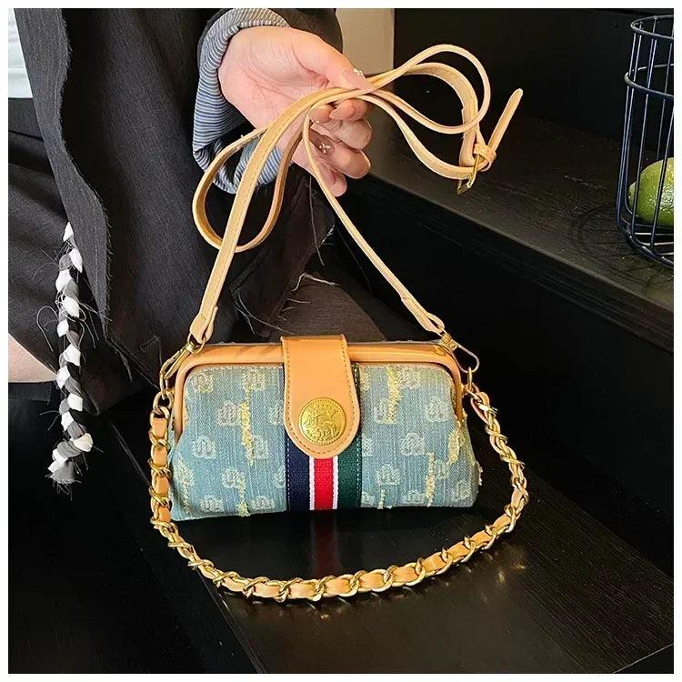 Luxury - grade 2025 women’s niche - designed cowboy - cloth bags - fashion - forward crossbody shoulder & under - arm