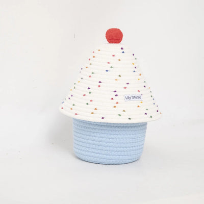 Woven Christmas Tree Storage Basket Christmas Gift Ornament Desktop Home Toy Snacks Toiletries Storage Box Home Decoration