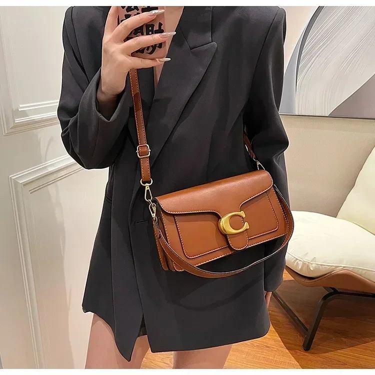 Luxury - grade 2025 women’s exclusive small square shoulder bag - solid - color aesthetic niche - style design& daily