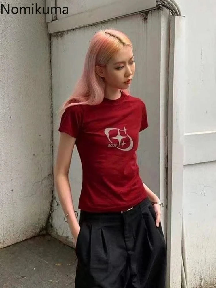 Women's Red Tops Vintage