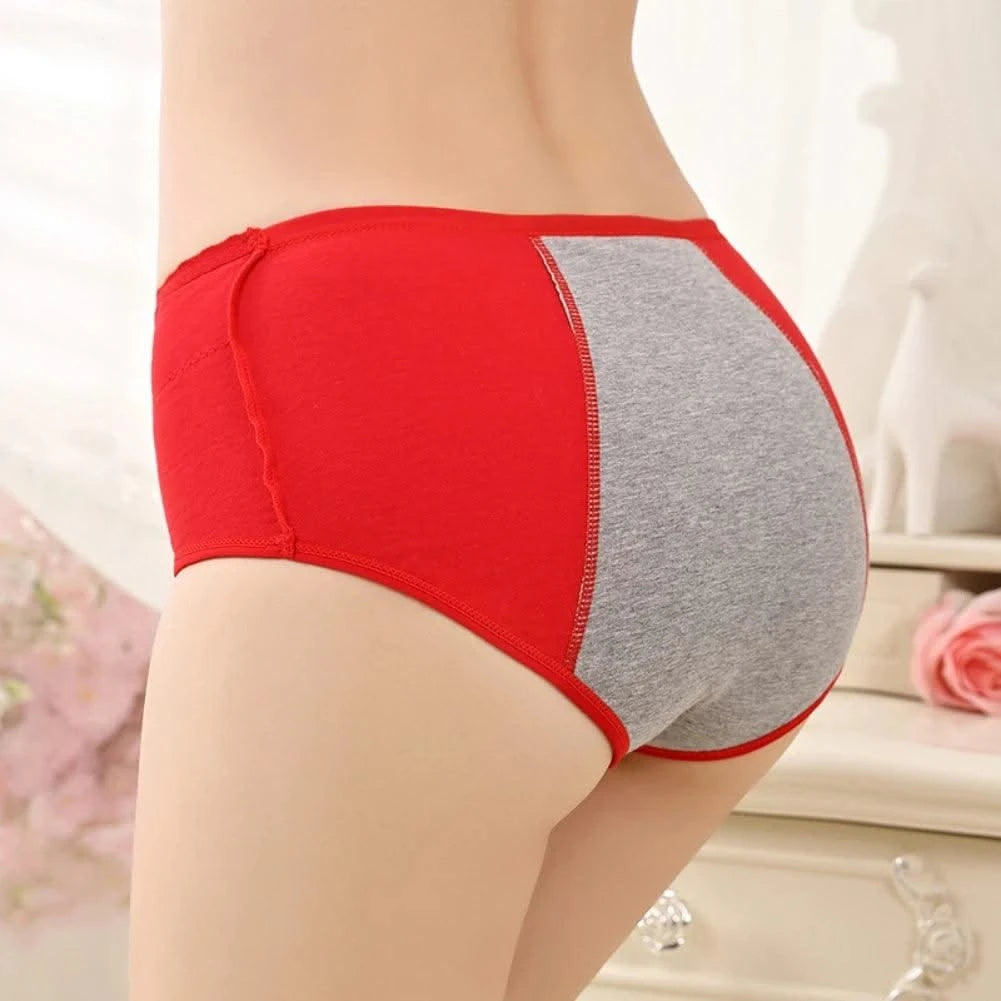 Cotton Female Physiological Pants Leak Proof Menstrual Women Underwear Period Panties Health Seamless Briefs Warm Stretch Panti