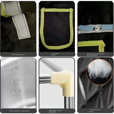 Portable Steam Sauna Beneficial Skin 2.0L Steamer Pot 1000W Slimming Bath SPA Strong Stainless Steel Bracket Sauna Room