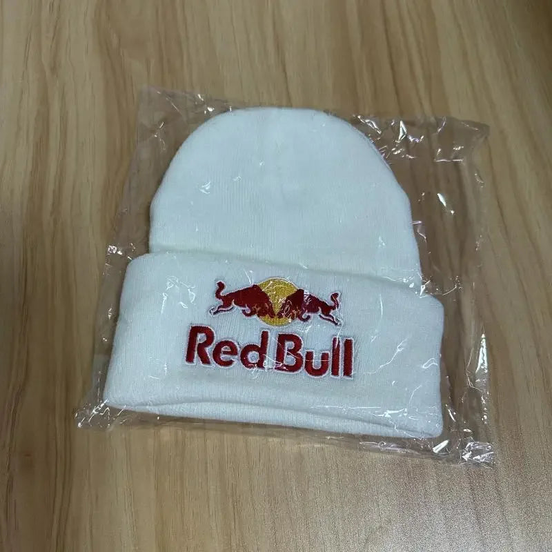 6 colors Red Bull pullover hat men's and women's autumn winter soft warm knitted Red Bull hat solid color Red Bull Beanie Hat