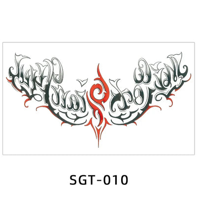 Temporary Tattoos Men Shoulder Tattoos Large Chest Body Sexy Tattoo Sticker Waterproof Tatoo Fake Make Up Pattern Stickers