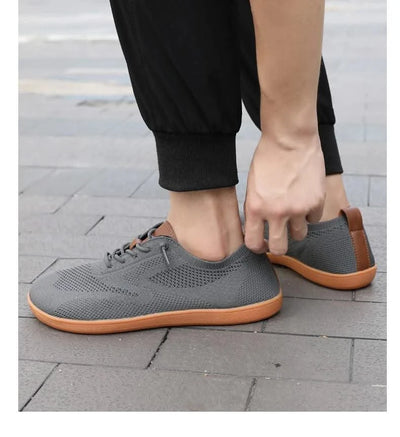 Wide Toe Barefoot Shoes Mens Womens Minimalist Walking Sneakers Shoes | Zero Drop Sole | Breathable Mesh Cross Training Shoes