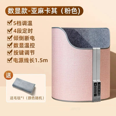 220V Electric Foot Warmer Under Desk Heating Pad for Office Winter Warmth Leg Heating Blanket BDD