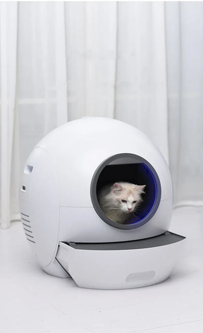 Els Pet Automatic Cat Litter Box Rake Garbage Bag Cat Litter Shovel Arenero Gato Grande Cat Toilet Accessories Cat Litter Scoop