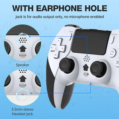 Wireless Bluetooth Controller Gamepad For PS4/PS4 Pro/PS4 Slim Console Controle for PC Wired Joystick for PS4 Gaming Accessories