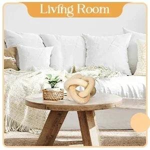 Hand carved coffee table decoration boho chain link decor modern shelf rustic objects for home living room bedroom