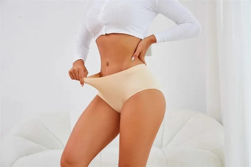 Seamless High Waist Menstrual Panties Women Physiological 4 Layers Leak Proof Underwear Sexy Briefs No Trace Breathable Panties