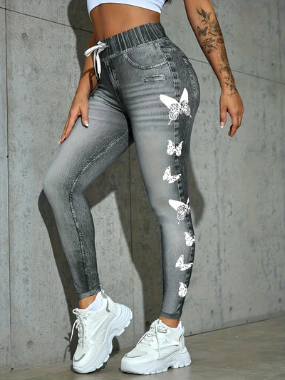Women Printed High Waist Leggings