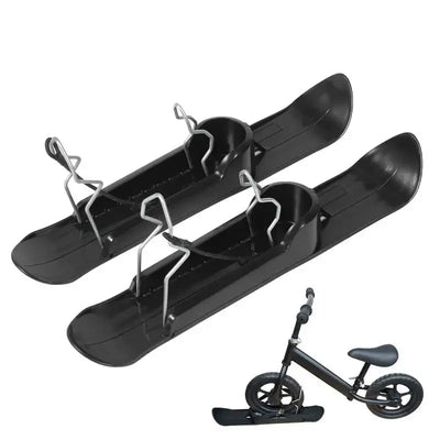 1 Pair  Kids Scooter Snow Sledge Cycling Snowboard Ski Kit Lightweight Snow Sledge Board Set For Scooter Outdoor Accessories