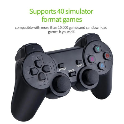 2.4G Video Game Console Dual Wireless Controller Game Stick 4K 10000 Games 32/64GB Retro Games for PS1/GBA Boys Christmas Gift