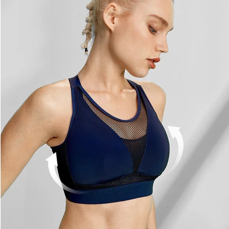 Breathable Women's High Impact Wireless Bra