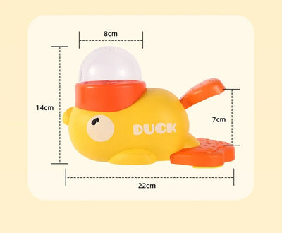 Pet Snack Feeder Dog Food Dispenser Automatic Feeder Puppy Cartoon Duck Design Used to Train Dogs Accessories Cats Cat Supplies