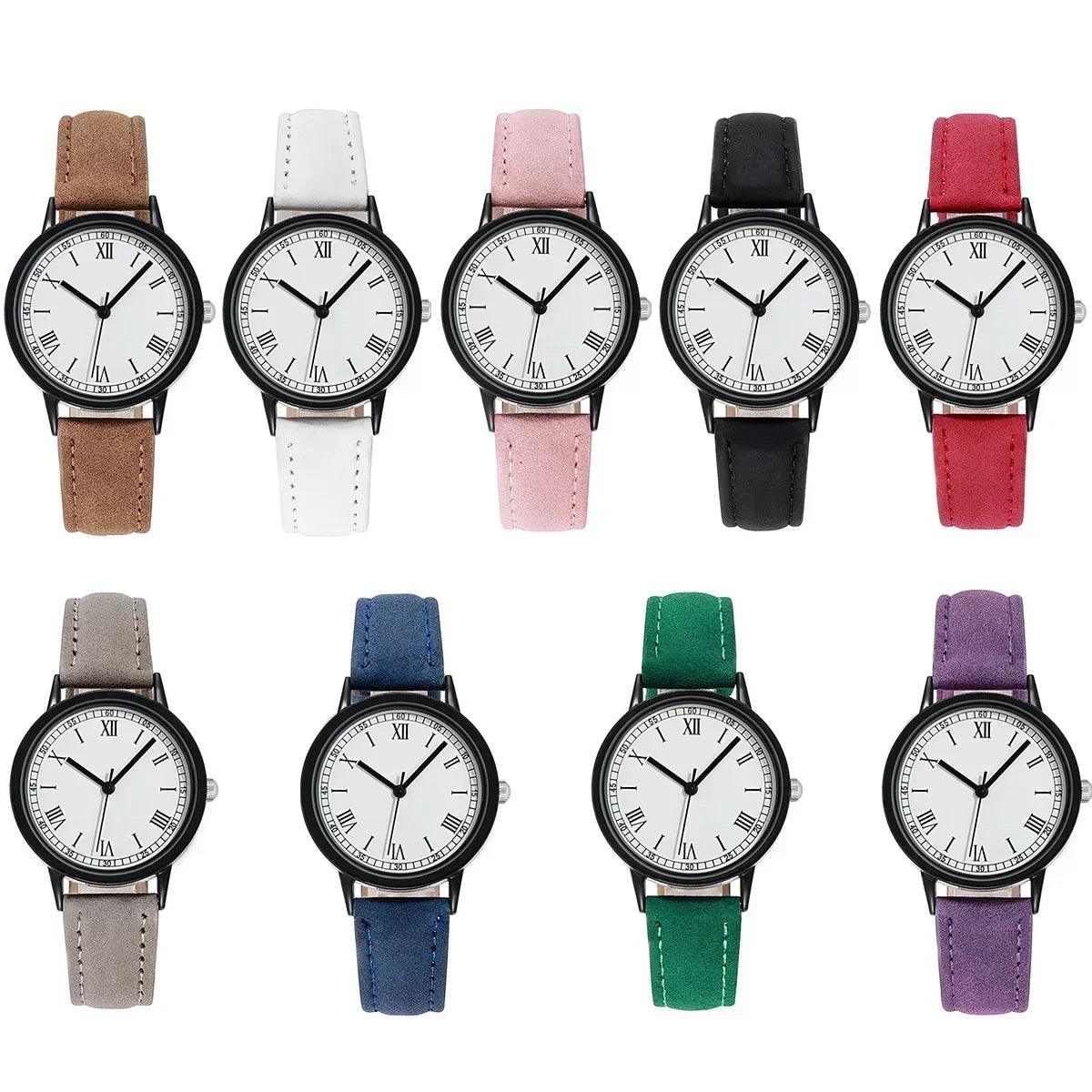 Luxury women watch leather casual watches ladies quartz wristwatch clock reloj mujer wristwatches montre femme