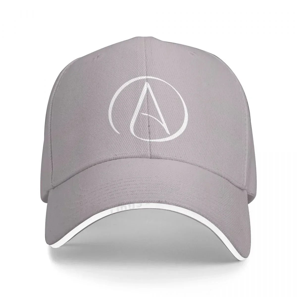 Atheist Atheism Symbol Print Baseball Cap Summer Men Sunhat Fashion Adjustable Unisex Atheism No Religion Hats Bone