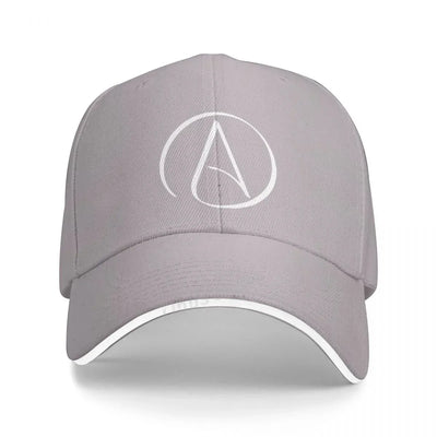 Atheist Atheism Symbol Print Baseball Cap Summer Men Sunhat Fashion Adjustable Unisex Atheism No Religion Hats Bone