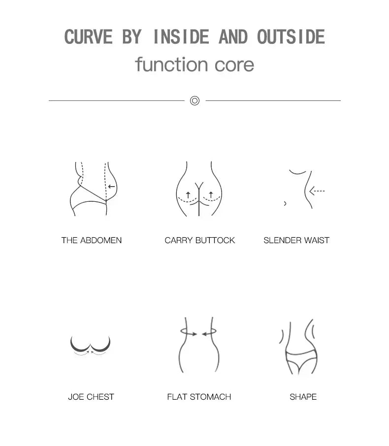 Body Shapewear for Women Seamless Solid Shaping Full Bodysuit Crew Neck Tummy Control Slimming Body Shaper Underwear & Shapewear