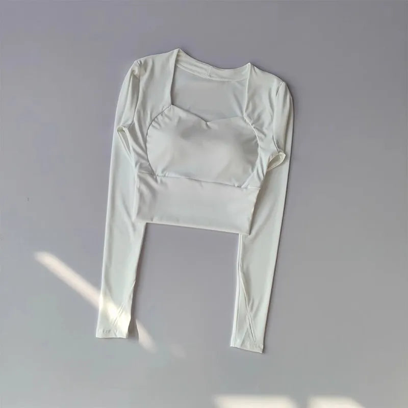 Women's Long Sleeve Seamless Fitness Top