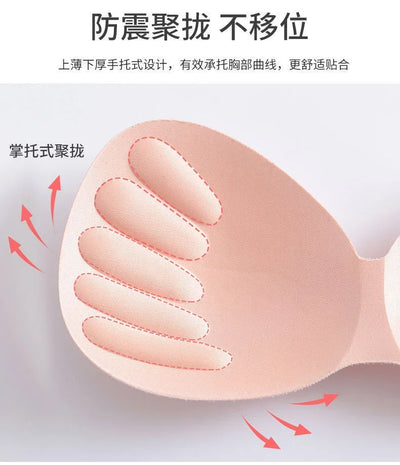 Breathable Sports Bras Women Hollow Out Padded Sports Bra Top size Gym Running Fitness Yog Sports Top Seamless Fitness Bra