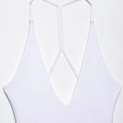 Halter Pink Dresses Chic v Neck For Women