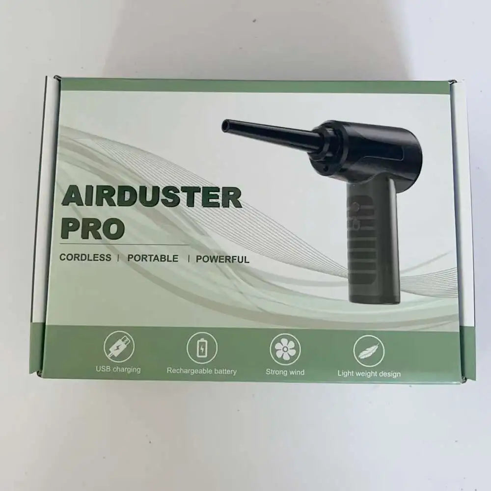 Compressed Air Duster Electric Rechargeable Cordless Air Blower Compressed Air For Cleaning Computer Keyboard Camera Car Home